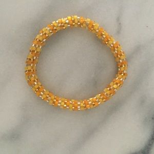 Beaded roll bracelet